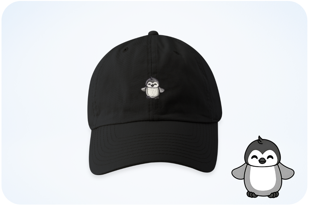 Penguin Adoption Cap