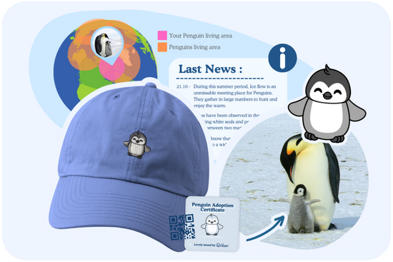 Penguin Adoption Cap
